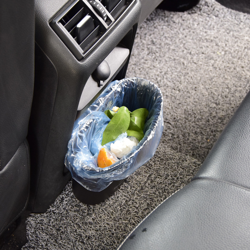 Práctico bote de basura de coche almacenamiento multifuncional bote de basura de coche Universal colgando Cubo de almacenamiento de coche Cubo de almacenamiento