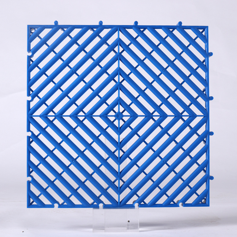 3 cm lavado de coches parrilla de suelo empalmada PP nuevo material lavado de coches sin ranura partición de plástico 4S tienda alfombra de suelo