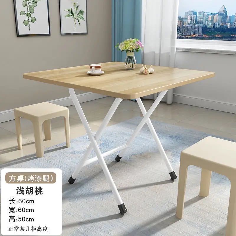 折り畳み可能なテーブルの家庭用タイプの小さなテーブルの簡易円卓賃貸住宅の屋外に携帯して食事をするテーブル|undefined