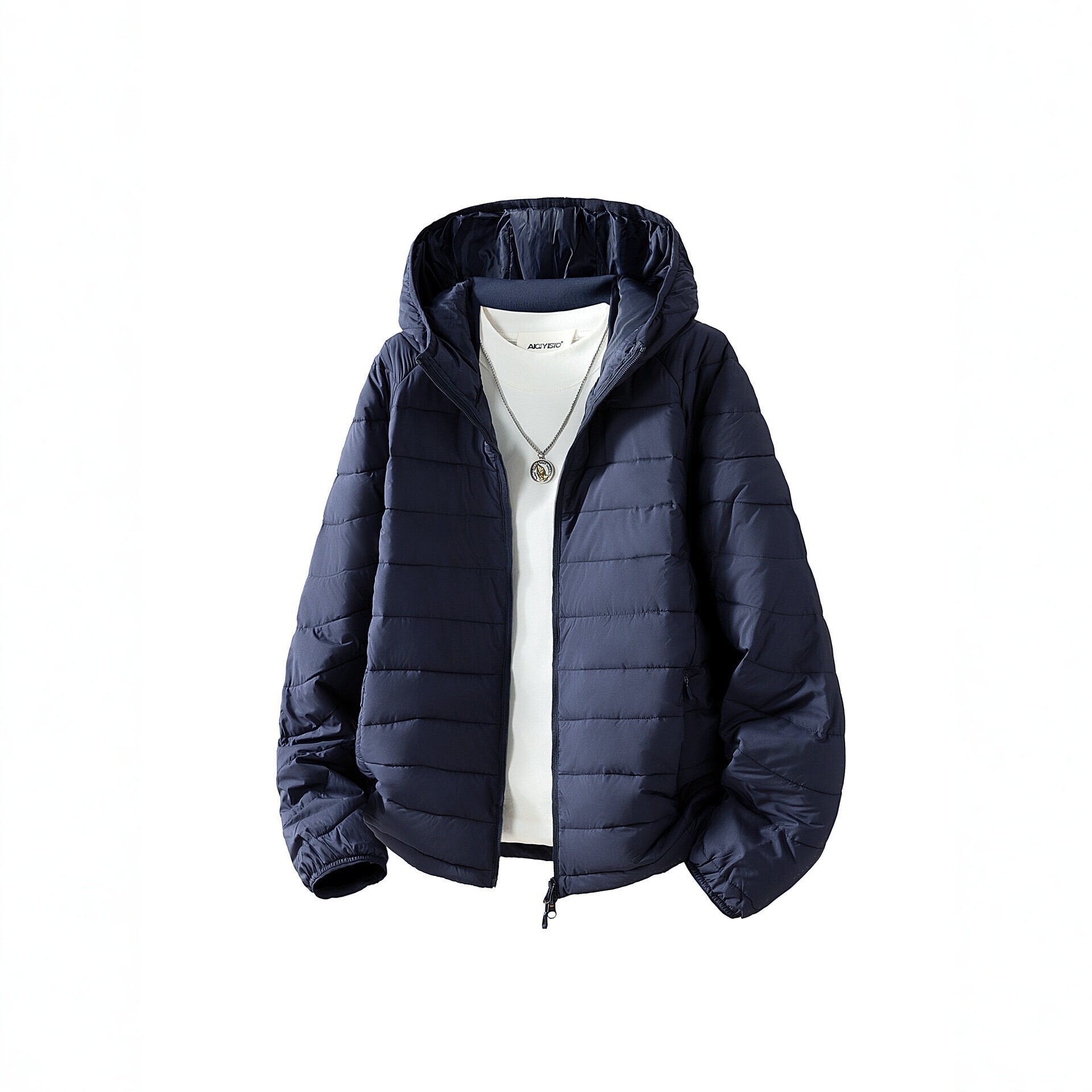 2026 Lightweight Hooded Cotton Jacket for Autumn and Winter Outdoor Warm Coat, Unisex Short Sports Cotton Jacket, Windbreaker