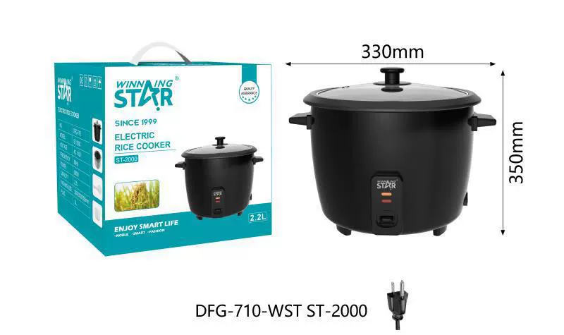 Победная звезда кросс-граница американский 2.2L кухонная 900W рисоварка для приготовления риса в тушеном виде многофункциональная кастрюля для риса