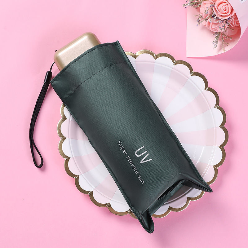 【5つ折り】傘カバー-インクグリーン