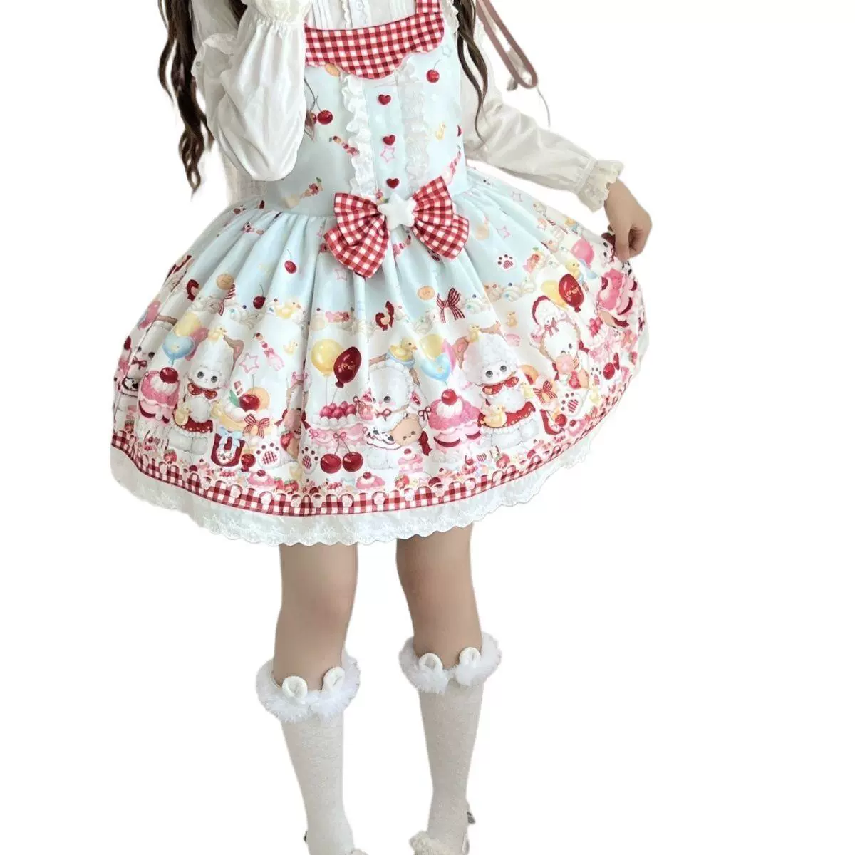 Оригинальные универсальные подтяжки, стиль Lolita, Lolita Jsk