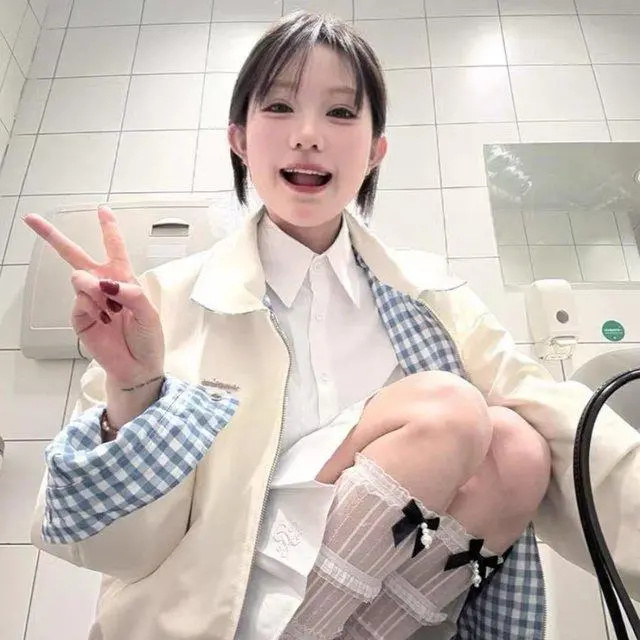学生夹克开春外套女宽松百搭短款设计感格子双面穿翻领情侣款上衣|undefined