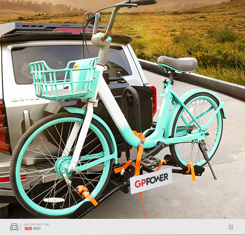 Tank 400 Hi4-T Vehicle-Mounted Bicycle Rack, Rear-Mounted Folding Suspension Trailer Tail Zero-Contact Rack