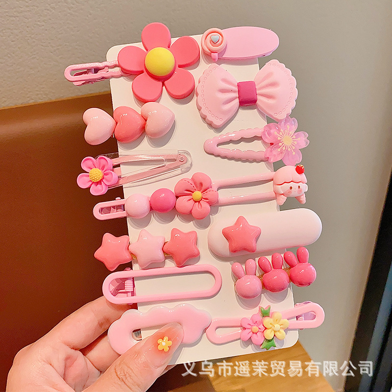多巴胺儿童发夹女前额刘海夹鸭嘴夹头饰发卡碎发侧边卡子发饰夹子|undefined