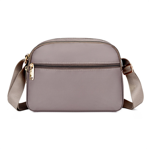  new nylon shoulder bag, versatile and fashionable, middle-aged ladies, mother’s crossbody bag, lightweight casual small bag for women