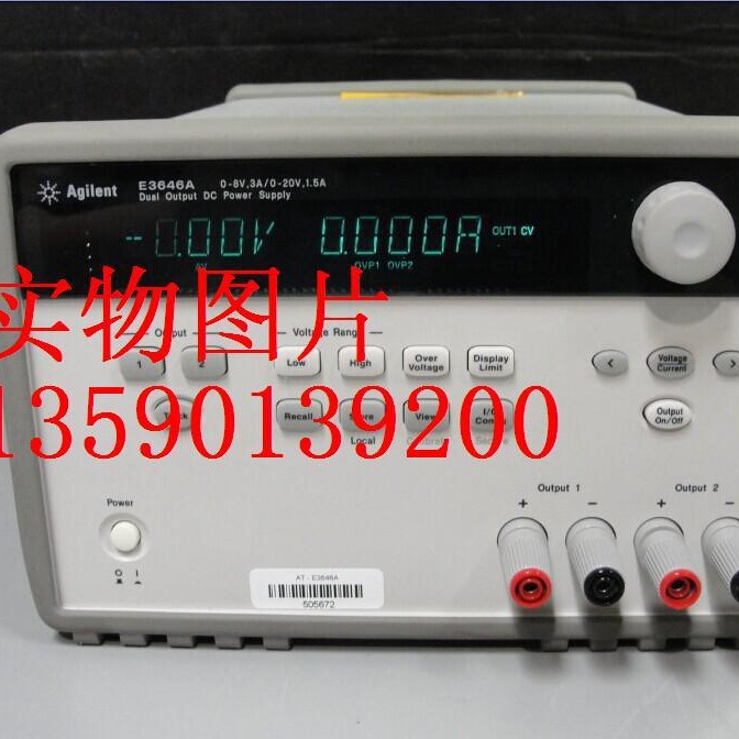 供应 原装 安捷伦E3646A电源 E3646A 60W双路输出电源