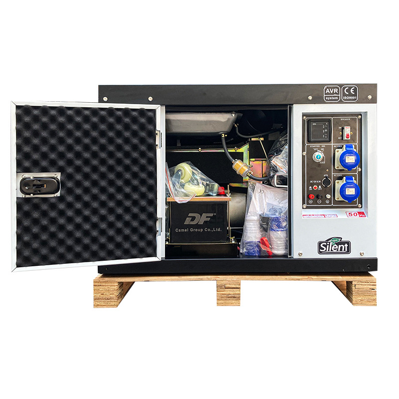 3KW5KW8KW silencioso grupo generador diesel refrigerado por aire portátil doméstico comercial de pequeña potencia