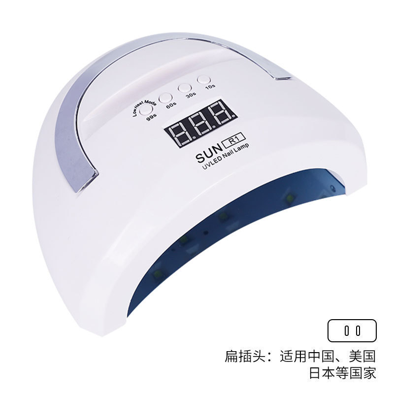 Mango blanco + plateado - enchufe de regulación estadounidense (para china, Estados unidos, Japón y otros países)