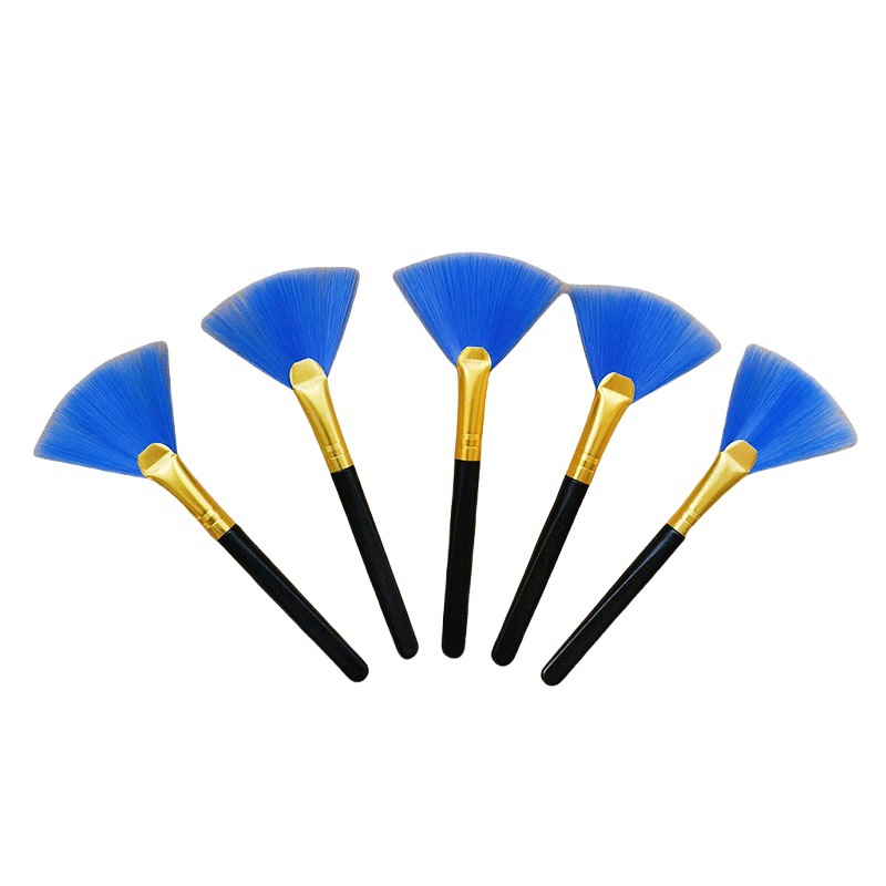 Source Supply Fan-Shaped Computer Cleaning Brush Flat Rod Nylon Hair Fan-Shaped Keyboard Brush Keyboard Gap Dust Removal Brush