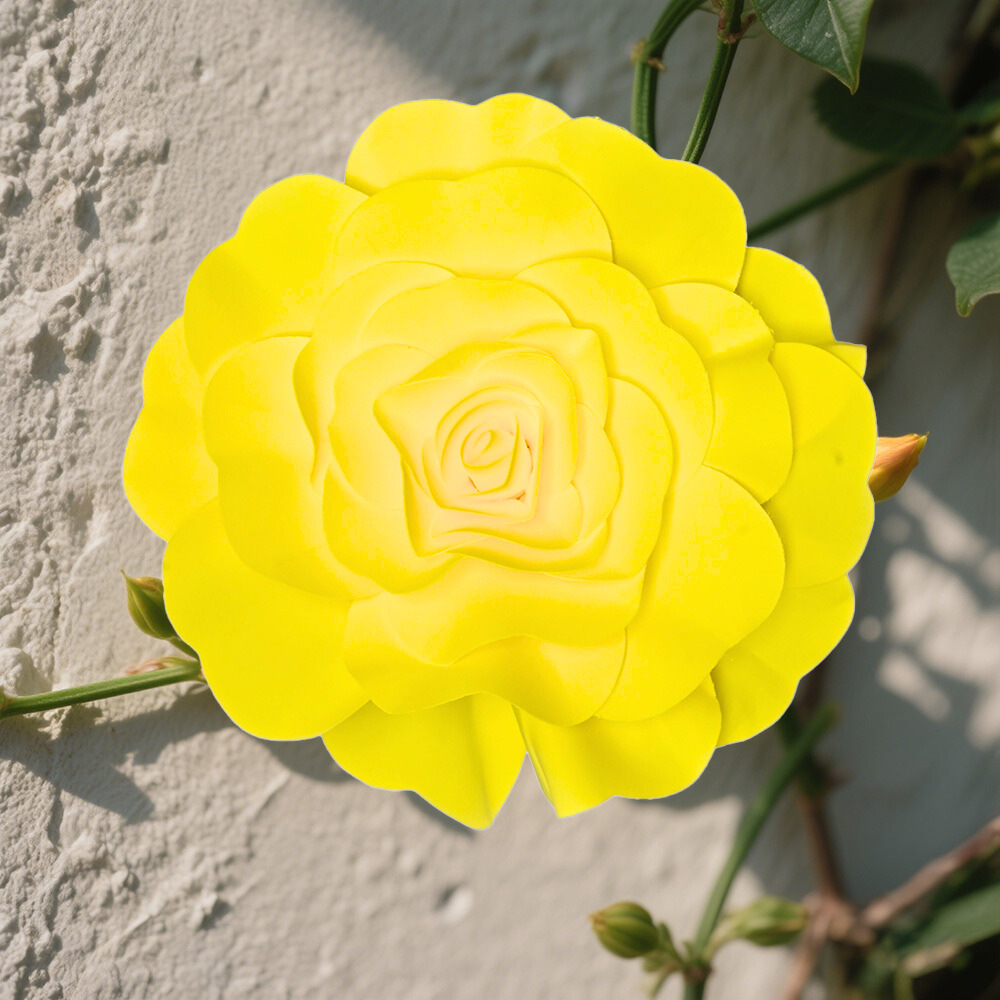 Red de celebridades, rosa amarilla, ratán, pared de flores, simulación, fotografía de fotos de bodas, decoración de fotos, flores de ratán, arte floral al aire libre