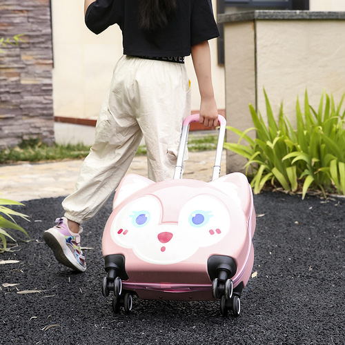 Lina Belle Children's Rolling Suitcase Wholesale Large Capacity 20-inch Luggage Silent Swivel Wheels Cartoon Travel Suitcase