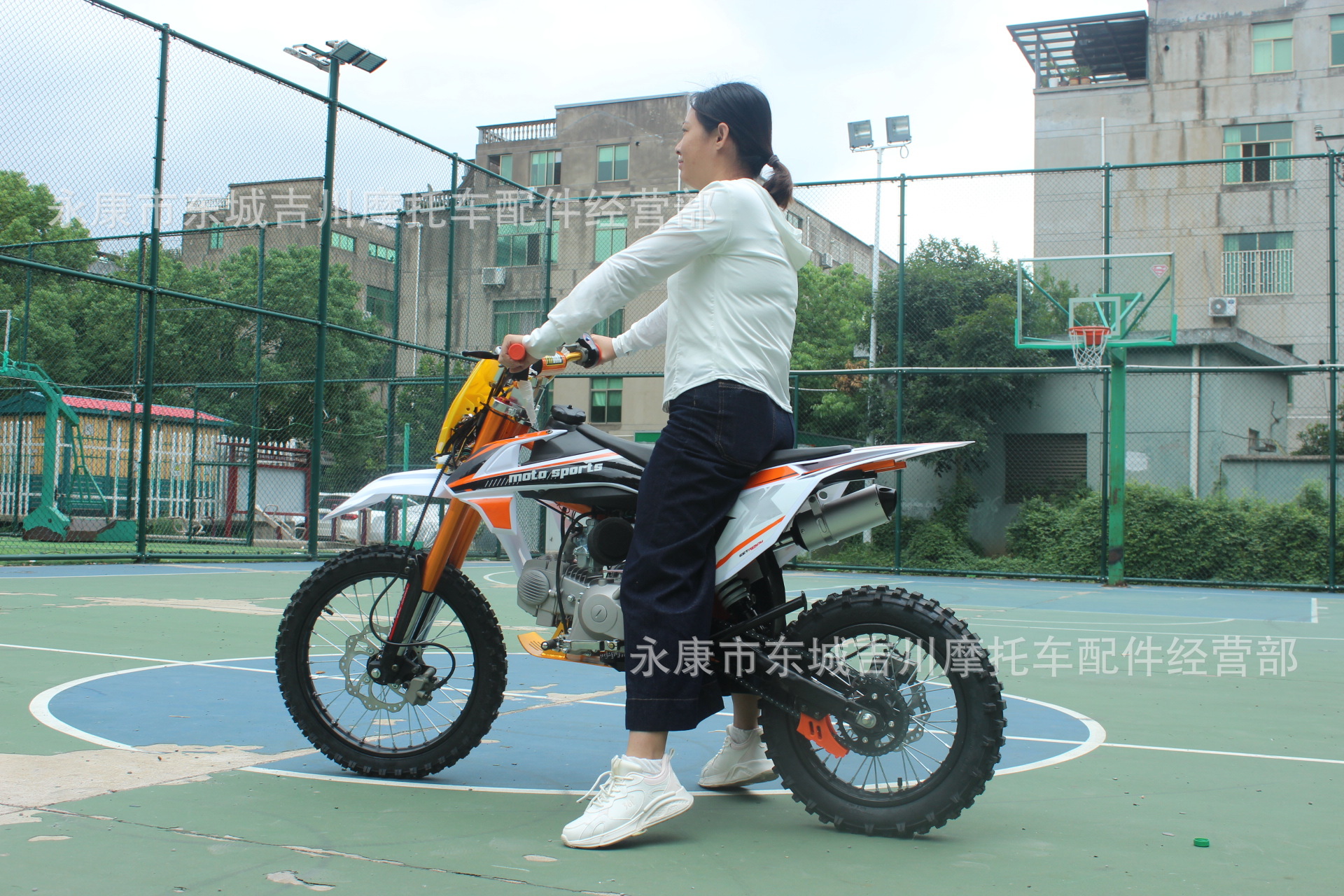 Cross-Border 140Cc Two-Wheel Big Flying Eagle Off-Road Motorcycle Inverted Shock Absorber 17/ 14inch Tire Gaosai Mountain Sports Car