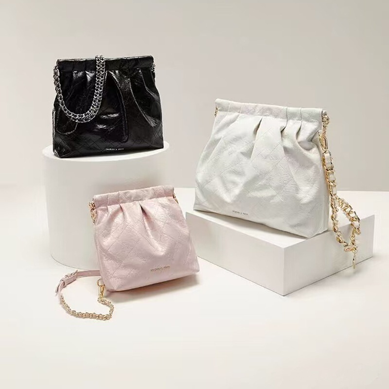 New Ck Handbag Quilted Chain Tote Bag Versatile Large Capacity Shoulder Crossbody Garbage Bag Women's Bag