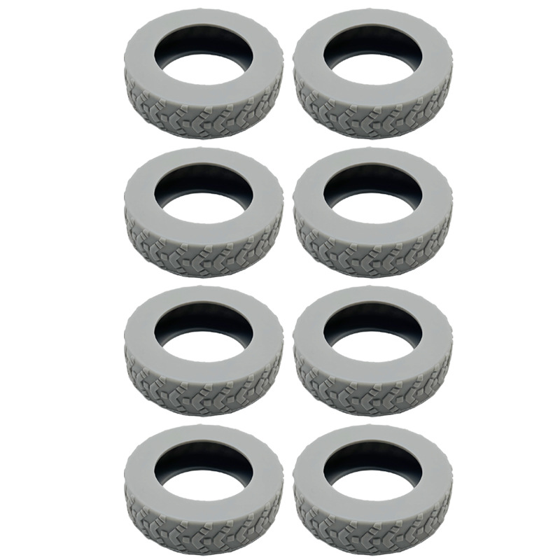 2 세대 휠 세트 대형 라이트 그레이 8 팩