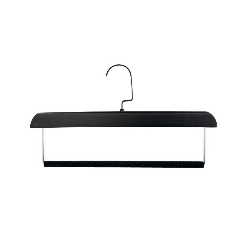 Pantalones de madera maciza con varilla flocada, pantalones colgantes, protectores antideslizantes, pantalones sin costuras, tienda de ropa, guardarropa, artefacto de almacenamiento antiarrugas