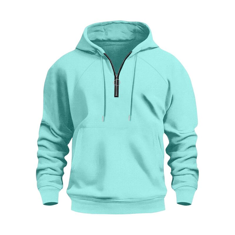 2025 Cross-Border European Size Men's Half-Zip Hoodie Spring and Autum Casual Sports Fashion Pullover Sweatshirt Amazon 2025 Cross-Border European Size Men's Half-Zip Hoodie Spring and Autum Casual Sports Fashion Pullover Sweatshirt Amazon
