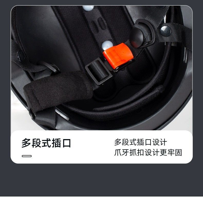 National standard 3C certified electric scooter helmet, lightweight half helmet for men and women, suitable for all seasons, motorcycle safety helmet, stylish design for delivery riders