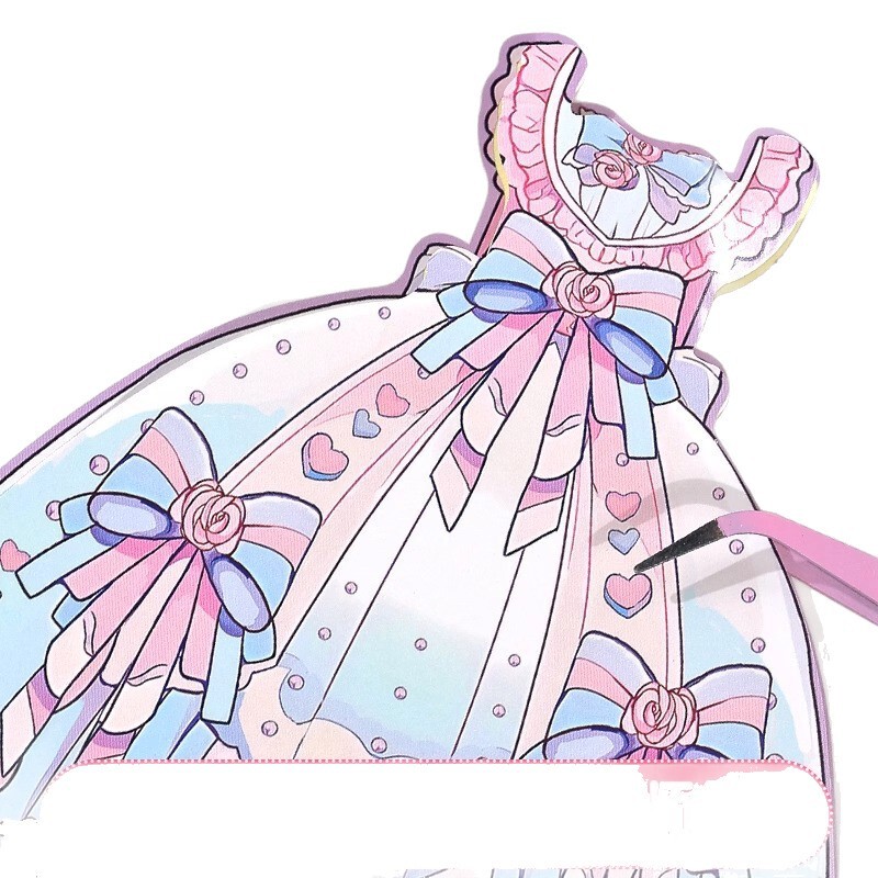 プリンセスドレスアップステッカー女の子子供漫画キャラクターフォーカスドレスアップブックかわいいステッカー手作りステッカーおもちゃ|undefined