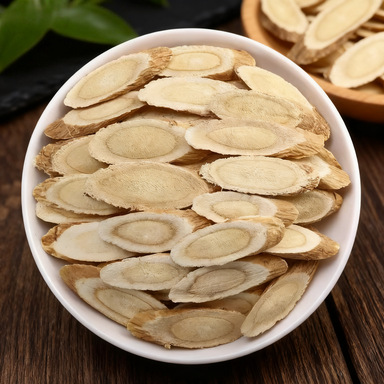 Astragalus Root Slices Huang Qi 500g Dried Loose Herb for Tea and Decoction in use