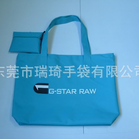 东莞可折叠式购物袋供应卡通时尚环保购物袋出口 礼品赠品