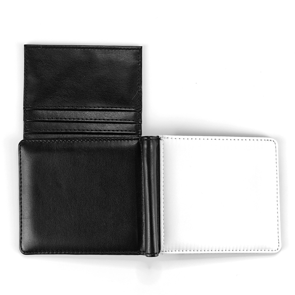 Fábrica directa de sublimación caliente en blanco billetera flip unilateral tarjeta de impresión portátil al por mayor