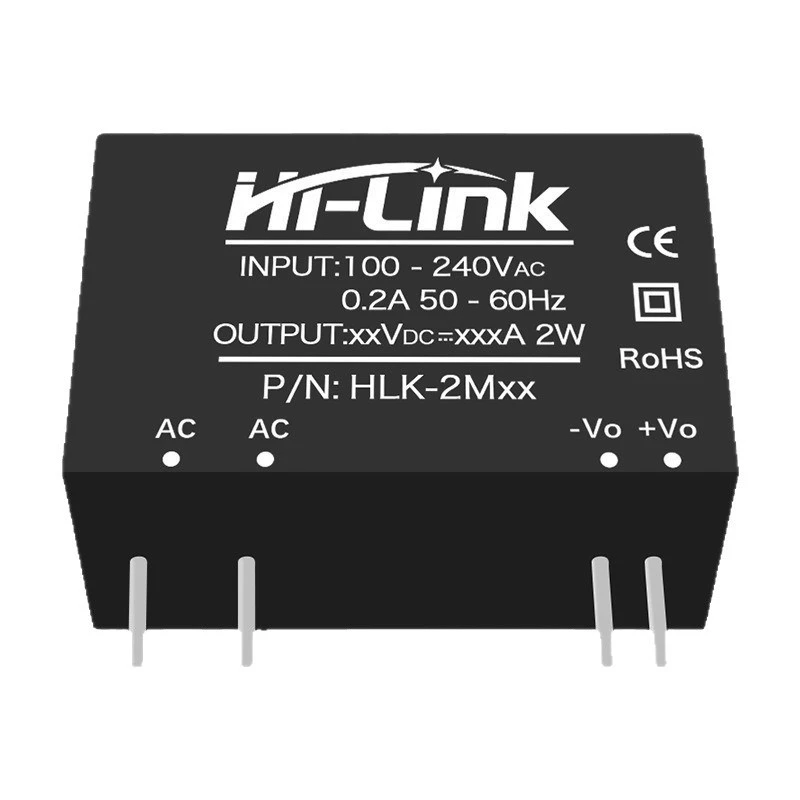 Электропитание, модуль, 2W, 220V, 3V, 5V, 9V, 12V, 15V, 24V