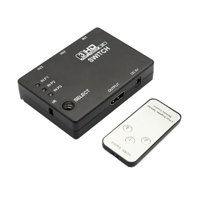 Кросс-бордер spot HDMI HD переключение, три выхода, пульт дистанционного управления инфракрасный, 3 в 1 4K