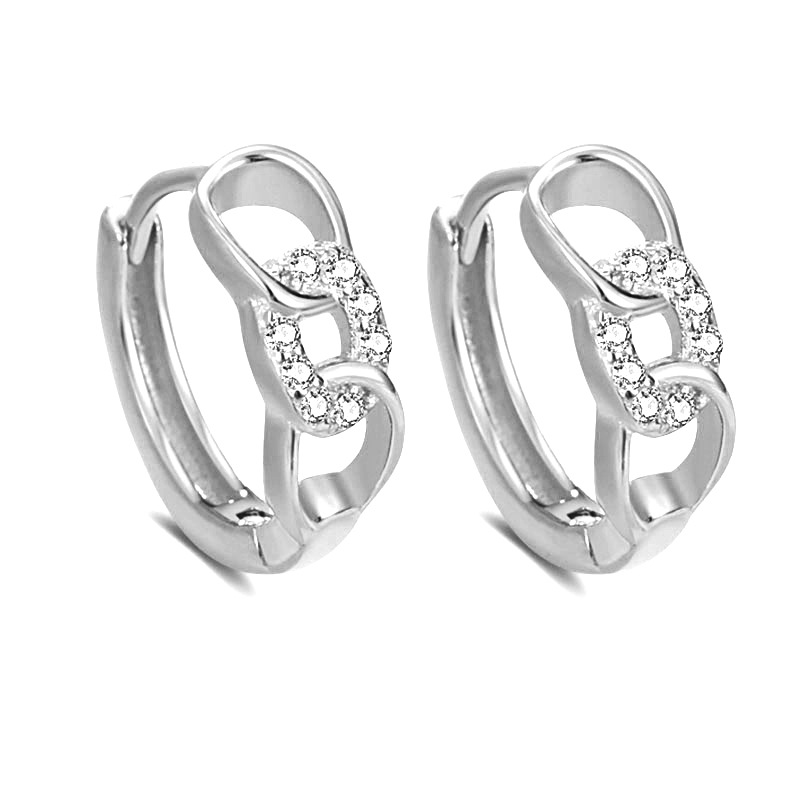 Pendientes de diamantes simples de plata de ley S925, diseño de nicho de alta gama, hermosos pendientes, colección de botones de oreja de estilo nuevo de verano