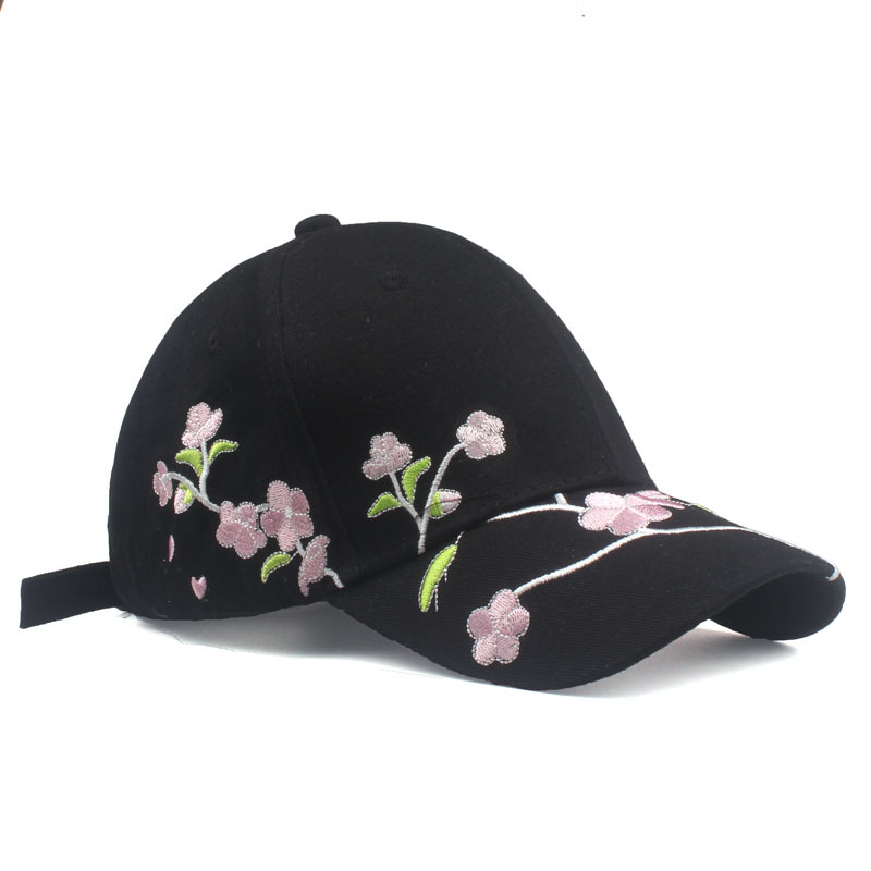 Outdoor Occasion Women's Fashion Flower Baseball Cap