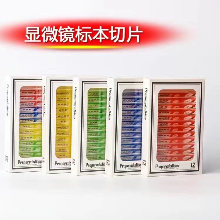 12 개의 표본 상자 (혼합 또는 단일 범주 가능)