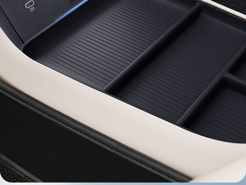 Suitable for Gac Aion I60 Center Console Lower Storage Box Car Interior Modification Accessories Armrest Box Storage Supplies