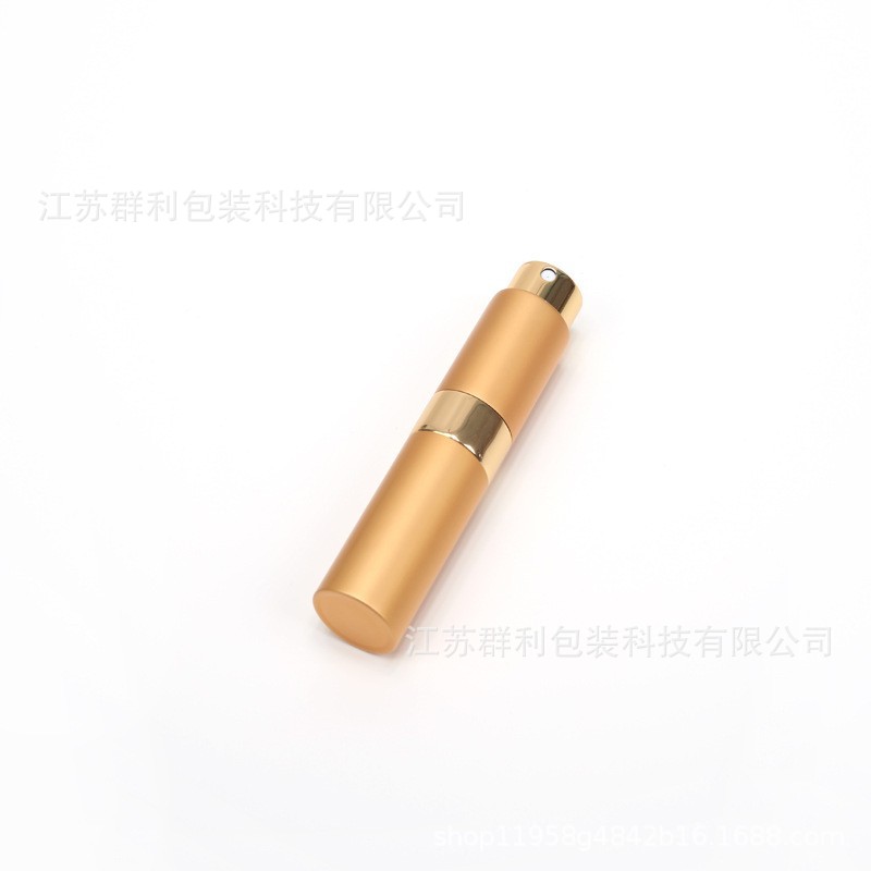 En stock suministro 8ml botella giratoria de tres secciones Esencia de perfume japonés aceite esencial mantenimiento líquido sub-botella bolsa de cosméticos