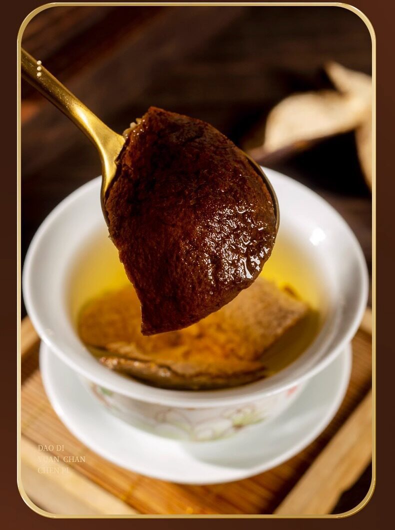 Xinhui Aged Chenpi Dried Tangerine Peel 500g Bag Traditional Chinese Herbal Tea Citrus Peel from Guangdong in use