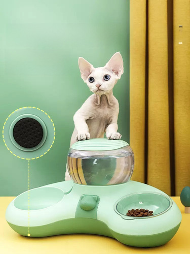 Cat Water Fountain Pet Flow Cordless Cat Drinking Cat Bowl Water Bowl Feeding Supplies Dog Automatic Waterer