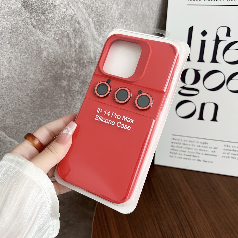 Applicable to Apple 15promax silicone drop-resistant phone case iphone14 protective film with lens protective cover 13 cases Applicable to Apple 15promax silicone drop-resistant phone case iphone14 protective film with lens protective cover 13 cases