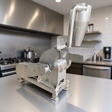 420型不锈钢氧化钙粉碎机 沙克龙大料锤片粉碎机养殖预混料磨粉机