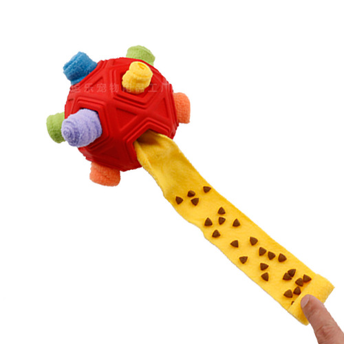 Dog Toys Ball Durable Chewable Grinding Interactive Pet Supplies Cat Dog Ball Hollow Food Hiding Rubber Ball Toys Ball Wholesale