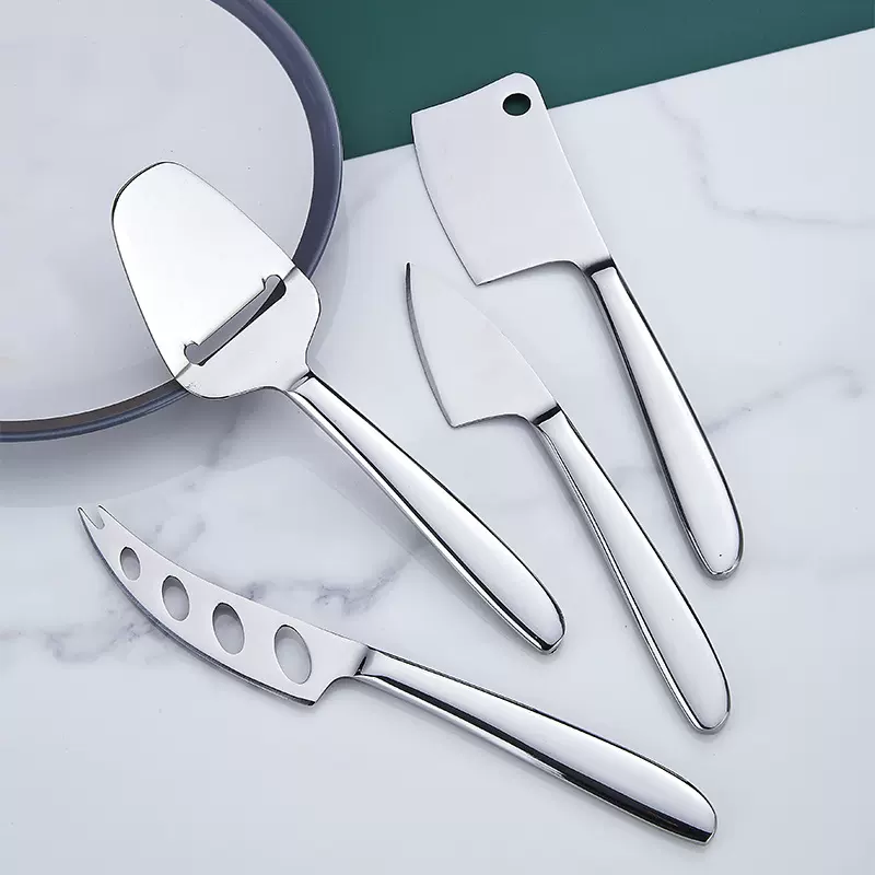 不锈钢奶酪刨片器起司刀黄油芝士刮刀铲尖头双叉窄刃刀烘焙工具