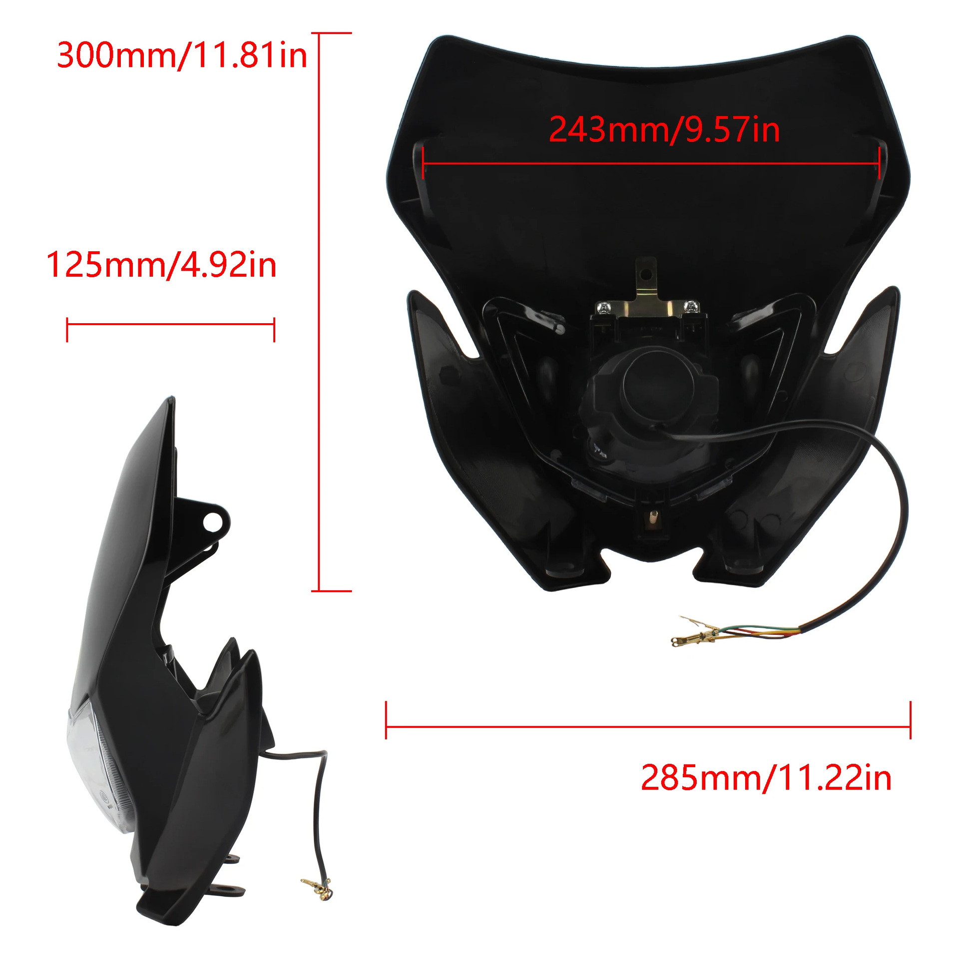 Suitable for Yamaha Suzuki motorcycle modification KLX CRF WR YZ 250 450 off-road vehicle headlight