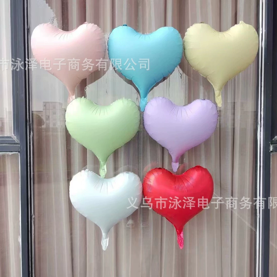Трансграничный 20-дюймовый матовый алюминиевый пленка воздушный шар любовный стиль воздушный шар свадебная вечеринка по случаю дня рождения украшение торгового центра
