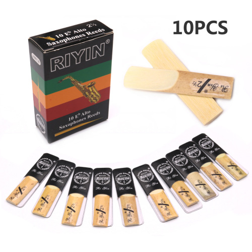 10-piece set of 2.5 alto saxophone reeds, alto saxophone reeds, clarinet saxophone reeds