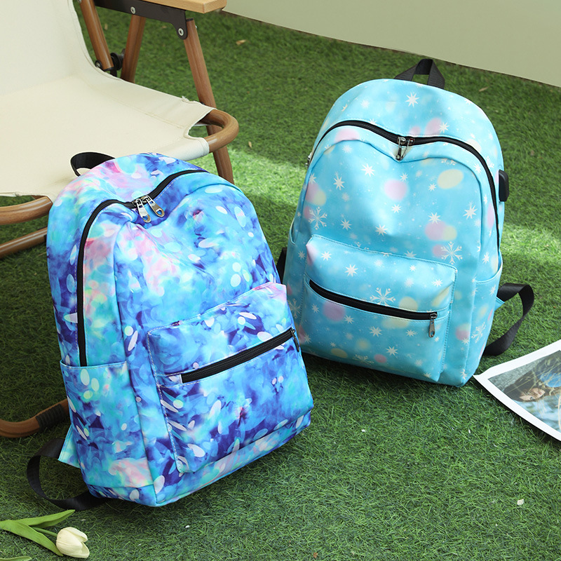 New Fashion Printed for Women's Multifunctional Travel Backpack Sweet Style Junior High School College Student backpack_voghion.com