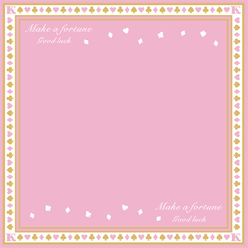 02 color rosa de agua; 58 × 58 cm