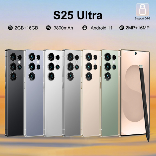 2025년형 크로스보더 휴대폰 S25Ultra 6.6inch 스마트폰 6+128G 안드로이드 제조업체 도매 가성비 휴대폰