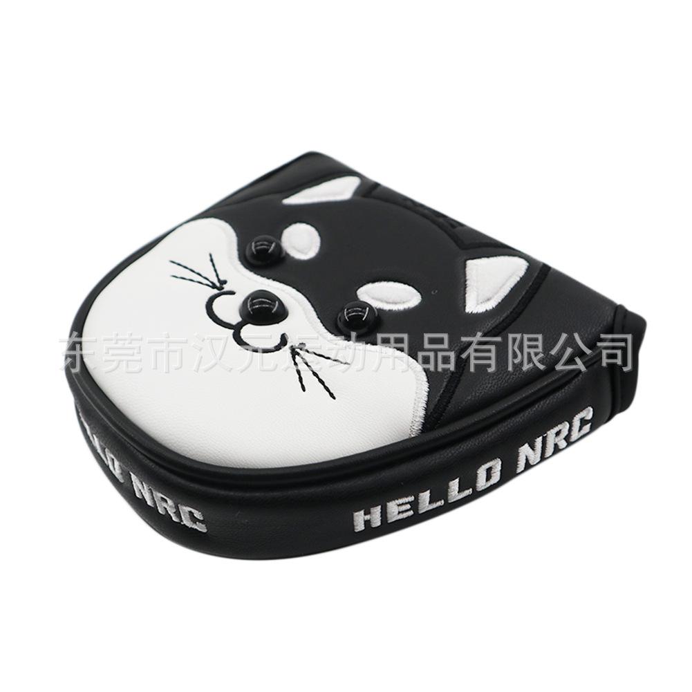 Nuevo Golf Club cubierta de madera cubierta del club cabeza de bola cubierta protectora impermeable pu Shiba inu lindo animal