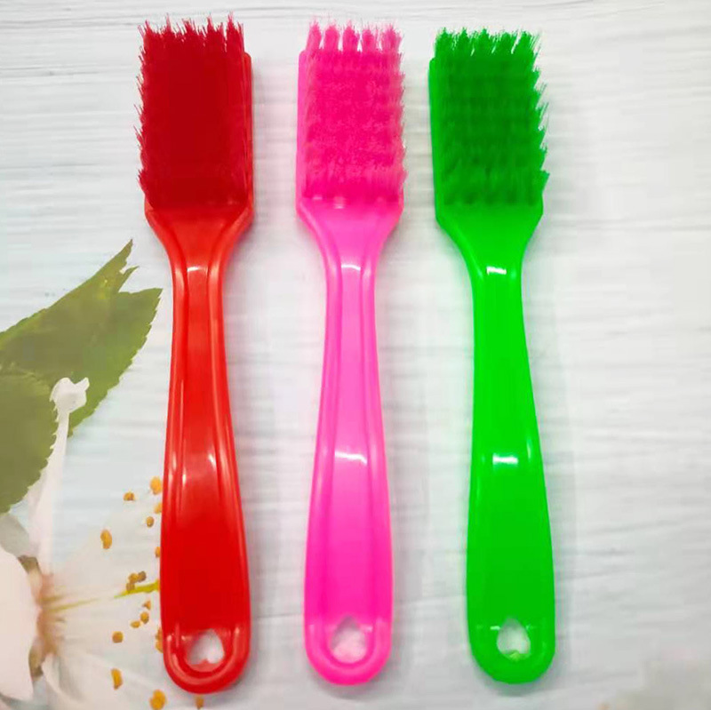 厂家直卖长柄塑料洗鞋刷 小鞋刷 日用百货 一元两元店好货源