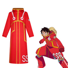 新番海賊王路飛cos服 未來島蛋頭篇路飛動漫角色cosplay服扮演服