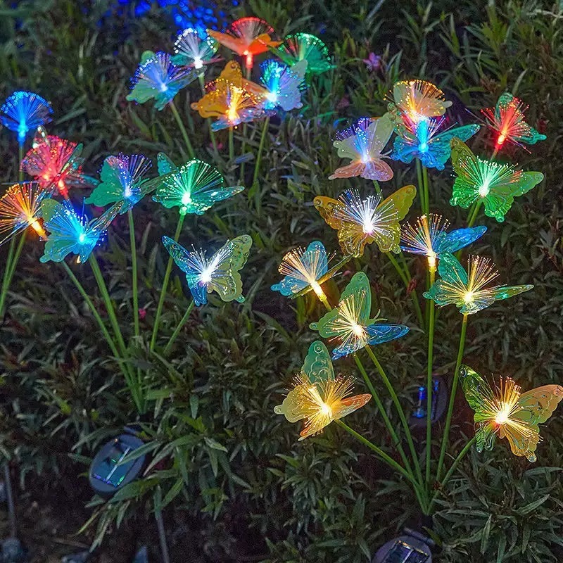 太陽エネルギーled水母灯灯屋外照明防水雰囲気灯キノコ灯芝生灯装飾灯感応灯|undefined